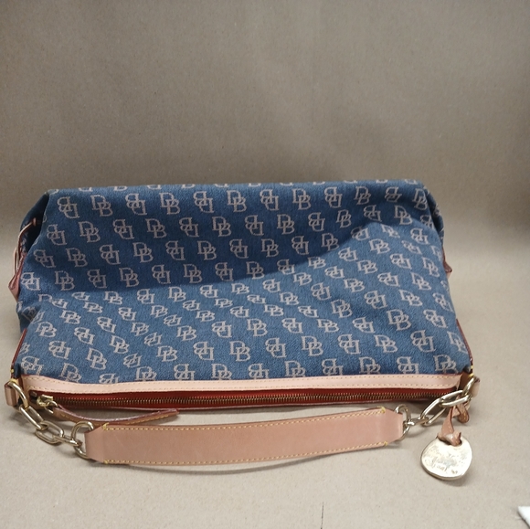 Dooney & Bourke Blue and Brown Women's Bag - Picture 10 of 14